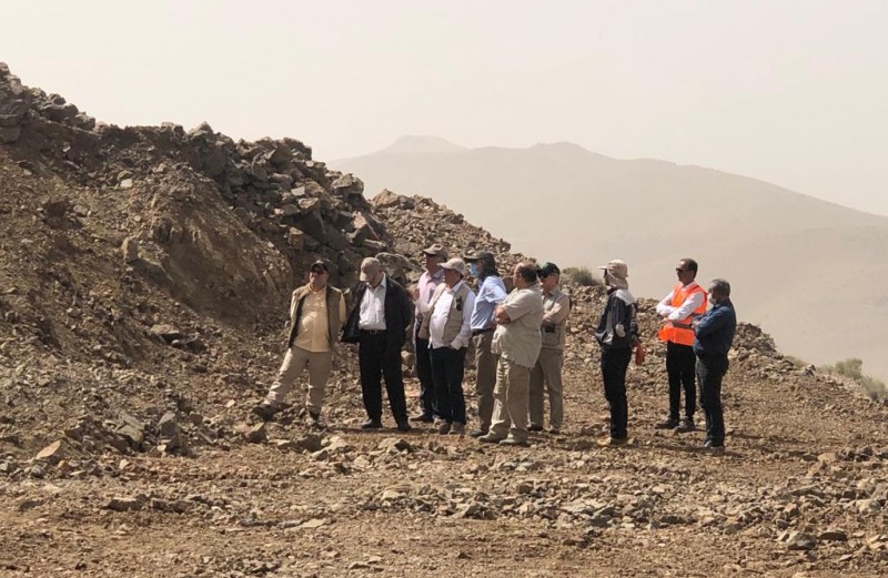 The periodic visit of the senior managers of Tahlehgaran mining holding to the mines of Siasteragi, Agash and Sharq Klot